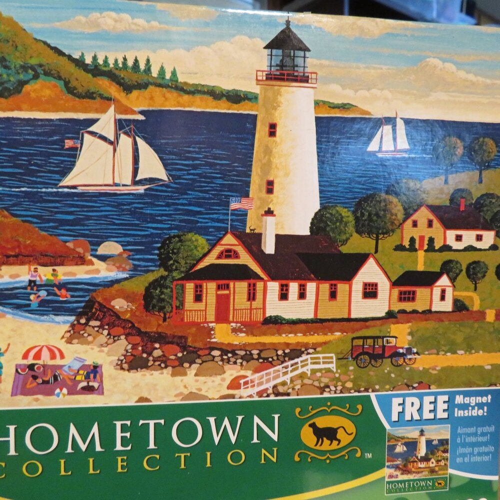 Mega Outing at the Light Heronim 1000 Piece Jigsaw COMPLETE (P184)